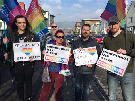 lgbt protest at christian conference for those with ‘same sex temptations lancashire telegraph