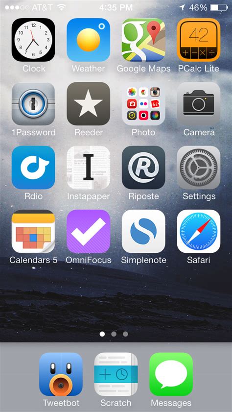 Your resource to discover and connect with home screen. The iOS 7 Home Screen Upgrade - Shawn Blanc