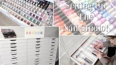 Setting Up My New Nail Studio Nail Vlog Youtube