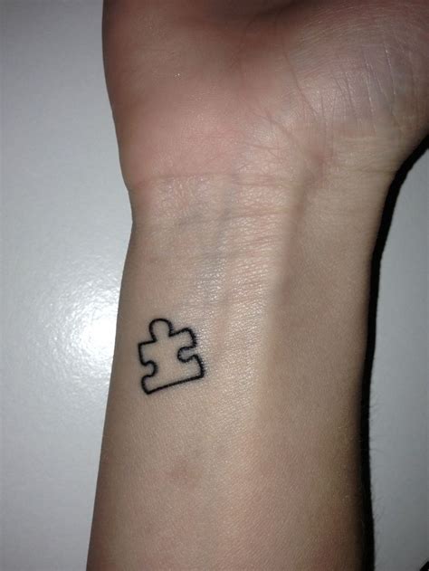 These are just a few of the amazing autism tattoos out there. Pin by Kristy Mock on tattoo | Puzzle tattoos, Tiny ...