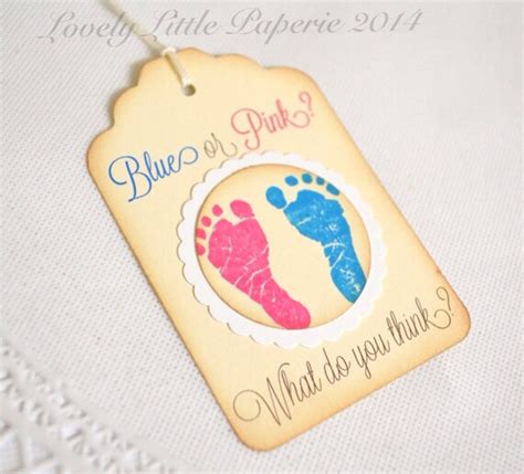 Items Similar To Gender Reveal Tags On Etsy