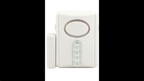 Review Ge 45117 Deluxe Wireless Door Alarm Youtube