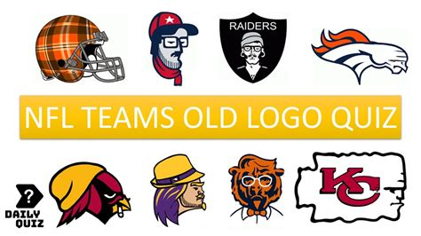 Guess The Nfl Teams By Their Old Logo Quiz Youtube