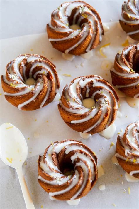 Christmas mini bundt cake recipes : Mini Citrus Bundt Cakes with Sweet Lemon Glaze | Spoon ...