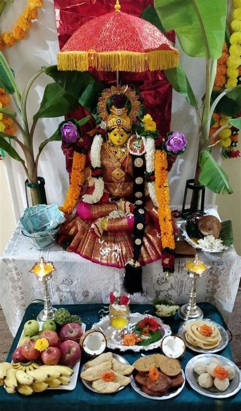 Order Varalakshmi Vratham Puja Online Varamahalakshmi Nombu Goddess