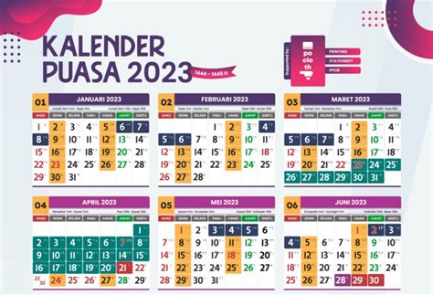 Kalender Puasa 2023 Siap Cetak Be Good Be Kind