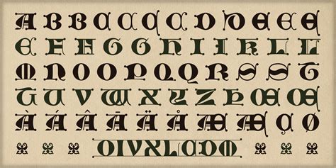 The Initials Gothic C Font Lettering Fonts Gothic Script Lettering