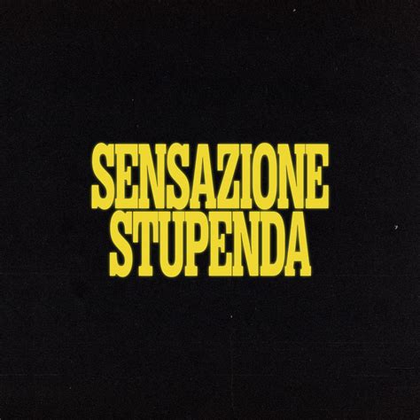‎sensazione Stupenda Single Album By Tommaso Paradiso Apple Music