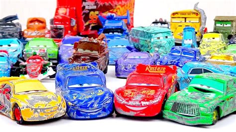 Crashed Cars Collection Disney Cars Toys Lightning Mcqueen J Ladybird Tv