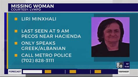 Las Vegas Police Search Missing Woman Last Seen In Southeast Valley Youtube