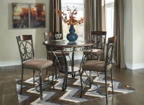 Breakfast nooks and buffet/hutch available also. Glambrey Round Dining Room Counter Height Table Set from ...