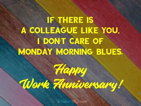 A wedding anniversary card for the couple. Work Anniversary Wishes and Appreciation Messages - WishesMsg