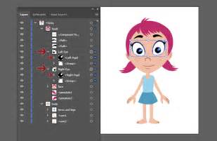 Character Animator Tutorials Part 2 Basic Puppet In Illustrator