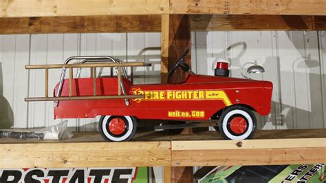 Amf Fire Fighter No 508 Pedal Car At Elmers Auto And Toy Museum