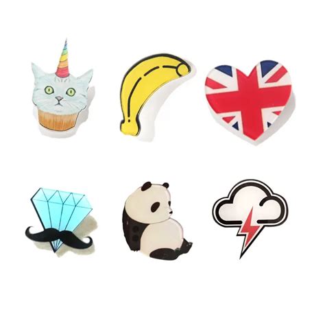 1 Pcs Cartoon Character Badges For Clothing Acrylic Badges Backpack