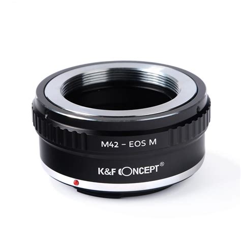 kandf concept m10141 m42 lenses to canon eos m lens mount adapter kentfaith