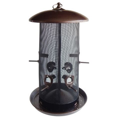 Stokes Select More Birds Giant Metal Combo Screen Feeder Copperblack