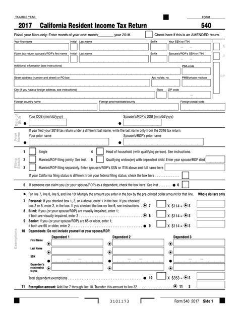 540 Tax Form Fill Out And Sign Online Dochub