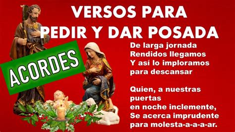 Versos Para Pedir Posada Letra Y Acordes Youtube