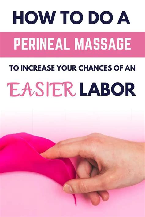 Perineal Massage During Pregnancy For An Easier Labor