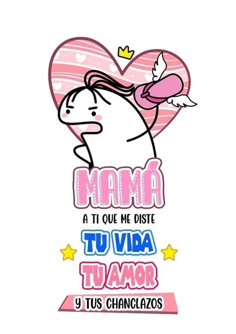An Image Of A Unicorn With The Words Mama In Spanish