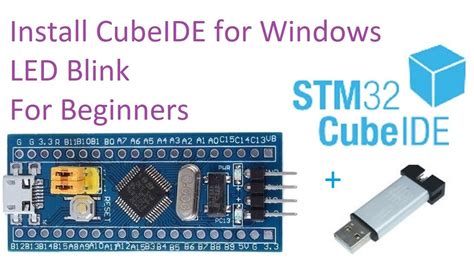 11 Install Stm32 Cubeide And Led Blink Program For Windows Openocd