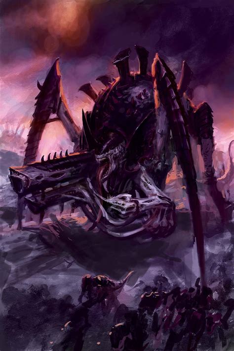 Tyranid Tyrannofex Warhammer Art