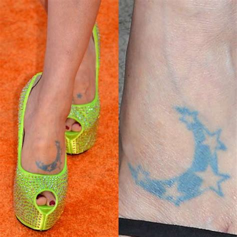 Bai Ling Moon Star Leg Tattoo Steal Her Style