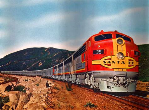 The Super Chief Santa Fe Train Railroad Photography
