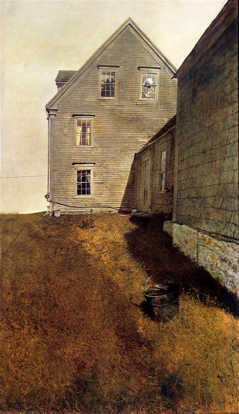 Andrew Wyeth Weatherside 1965 Tempera On Panel In The P Flickr