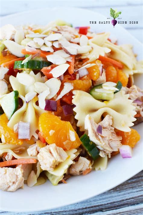 Remember, we are a general food sub, not specific to recipes, quality or any other set discriminatory factor. Mandarin Salad with chicken, bow tie pasta, and Asian ...