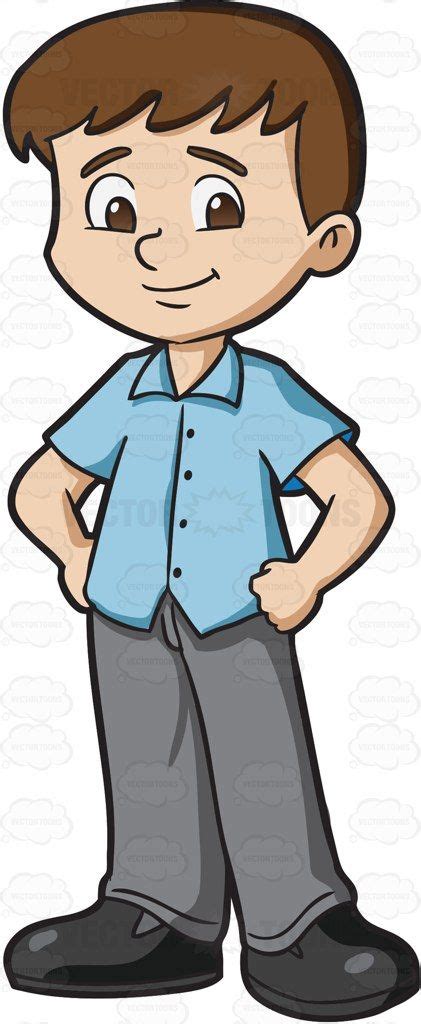 Clipart Boy With Brown Hair And Blue Eyes 64px Image 13