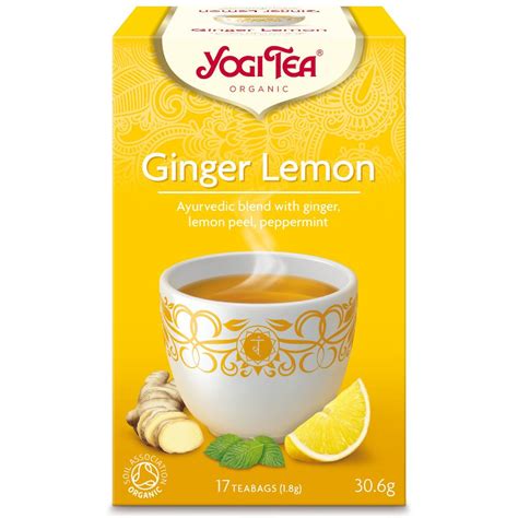 yogi ginger lemon tea x 17 bags yogi tea