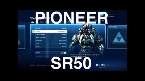 Halo 4 Rank 50 Pioneer Specialization Youtube