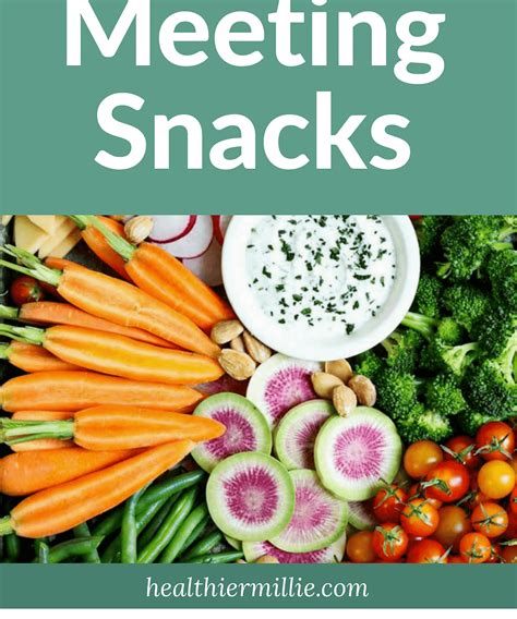 19 Healthy Meeting Snacks What To Bring To A Meeting Instead Of Donuts
