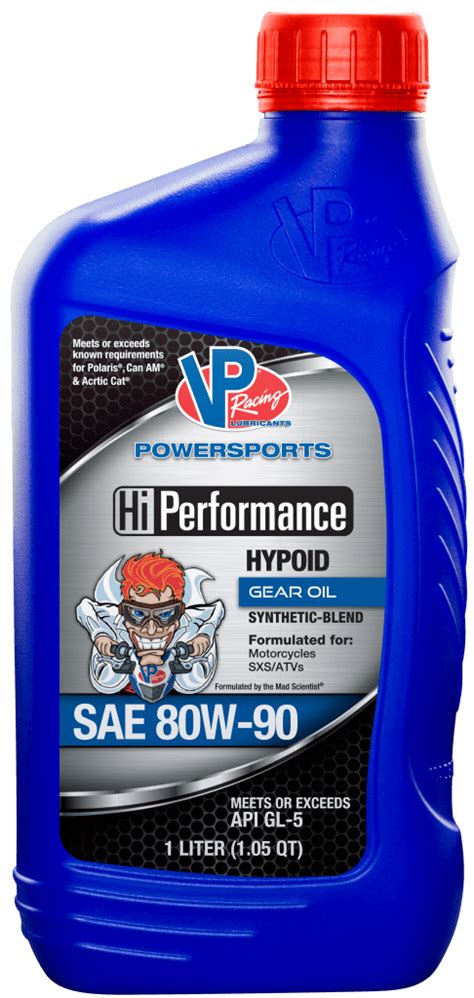 High Quality Hypoid Gear Oil Gl5 Sae 80w 90 Vp Racing Fuels