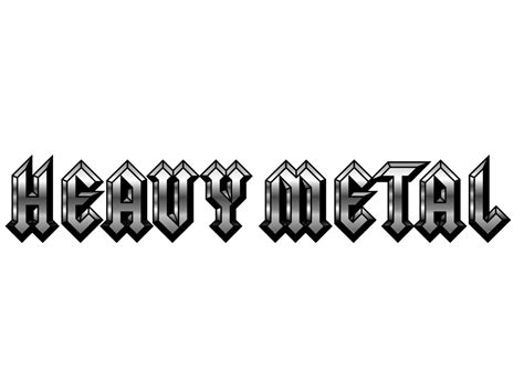 Heavy Metal Png Transparent Png All