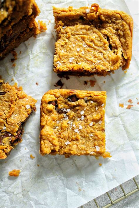 Pumpkin Blondies Made With Chickpeas Once Upon A Pumpkin