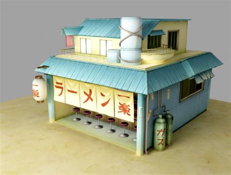 Ichiraku Shop 3d Model
