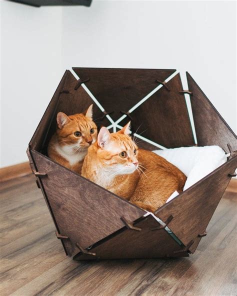 Modern Cat Furniture Doubles As Geometric Wall Art And Accessories