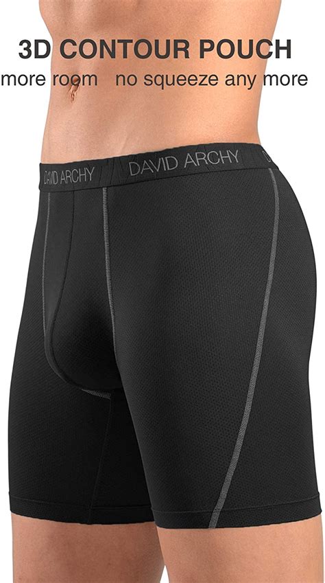 david archy 3 pack men s ultra soft mesh quick dry sports underwear breathable b ebay