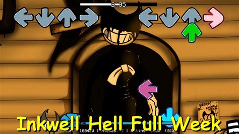 Inkwell Hell Vs Bendy Full Week 1st Person Hard Mode Friday
