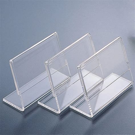 Business Card Stand Clear Plastic Business Card Holder Display Stand