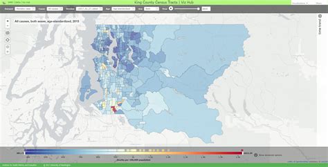 King County Census Tracts Data Visualization Institute For Health