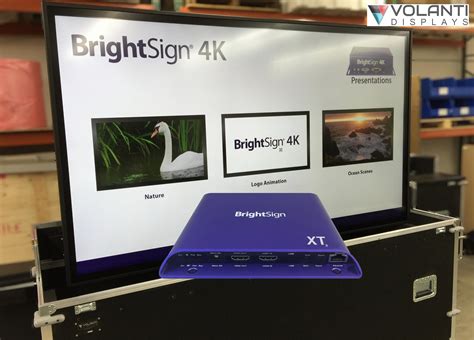 Volanti 84inch Brightsign Xt1143 Volanti Displays