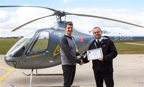Rhys Passes His Pplh Skill Test Helicentre Aviation Ltd