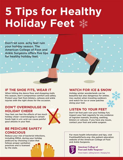 Five Tips For Healthy Holiday Feet Foot Health Facts