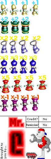 Nintendo 64 Chameleon Twist 2 Chess Pieces The Spriters Resource