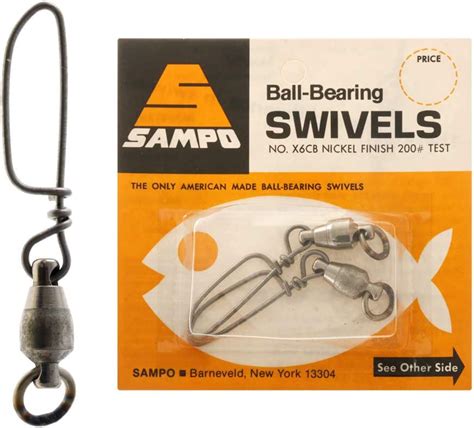 Sampo X6cb Bb Coastlock Snap Swivel Silver Small