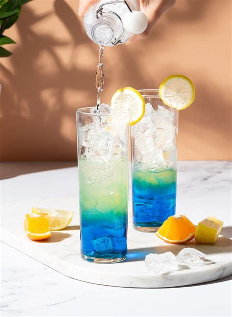 Blue Mocktail Beautiful Easy And Refreshing